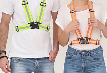 Reflective Safety Vest, easy strap on