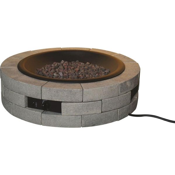 New 44 Inch Fire Pit 90 000 Btu With Blocks Patio Heater For In New 44 Inch Fire Pit 90 000 Btu With Blocks Patio Heater