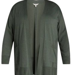 Women's Fine Gauge Lightweight Cardigan
 $10  (One Available In Size 2X (20W-22W))