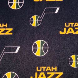 Utah Jazz Basketball Pattern Fabric/Tela Deportes Basketball Football Baseball