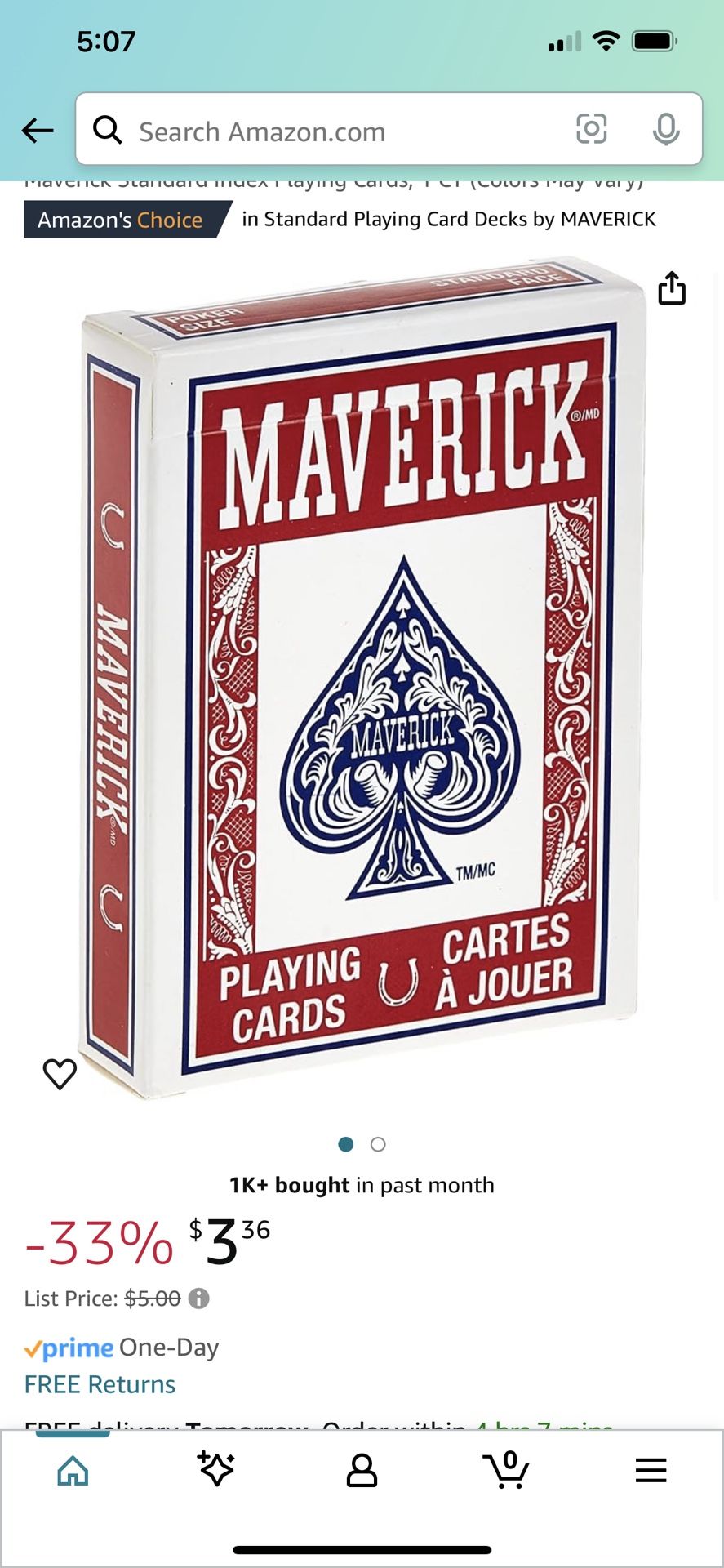 Maverick Card Game