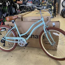 New Beach Cruiser Retrospec Chatham, 7 Speeds Shimano Tourney, Shimano Shifter, Free Delivery 