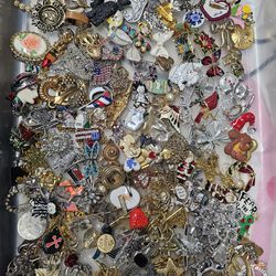 Vintage And Modern Brooches $2 Each