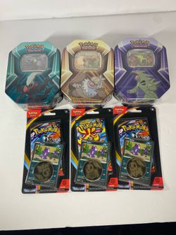 Pokémon Triple Whammy Tins & Chaos Rising Blister/Booster Packs