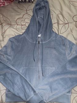 Karol G Velour Cropped Zip Up