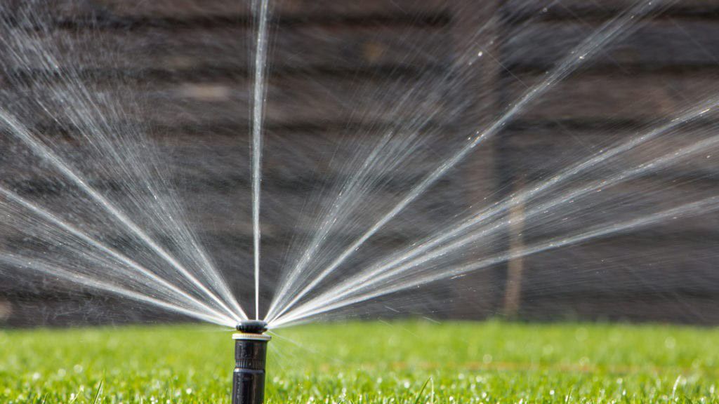 New Landscaping Sprinkler System