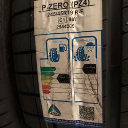 Brand New Tires (1) Pirelli Pzero RF (245/45R19) (Single) ($195)