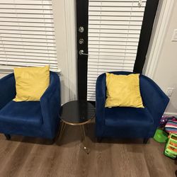 Two Chairs With table 