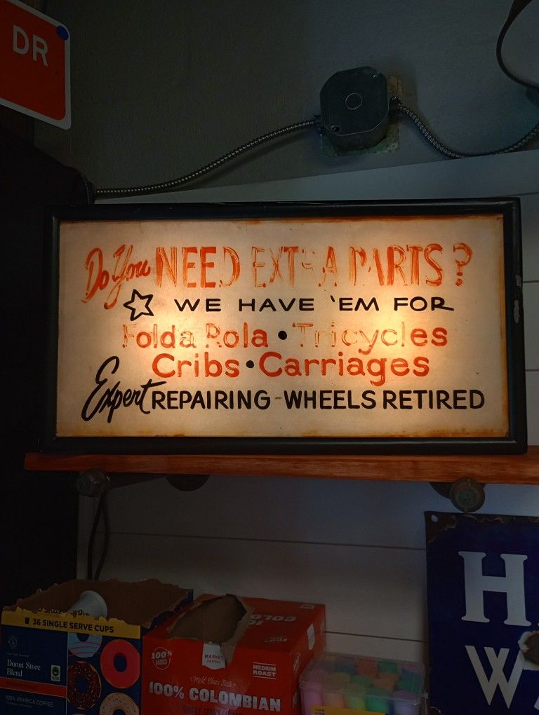 Need Extra Parts Light up Sign