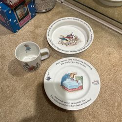 Peter Rabbit Plate Set