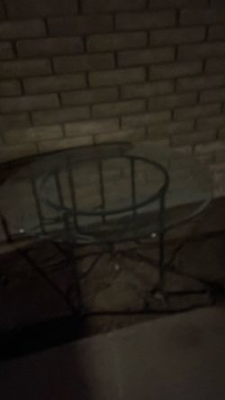Glass table