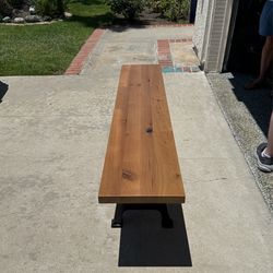 Solid Wood Bench