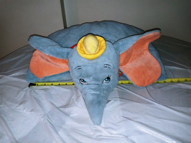 Disney Dumbo Movie Elephant Stuffed Plush Pillow
