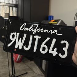 License Plate Wrap