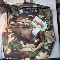 Brand New Jansport Camo SuperBreak 26L Backpack