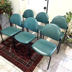 Chairs  brewer medical  side chair metal and leather  seat very good condition   