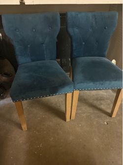 Tufted dining chairs