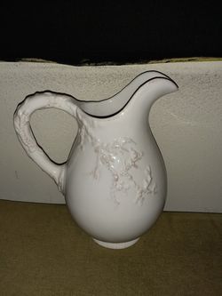 White Ceramic Pitcher