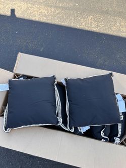 black pillows 20x20 new