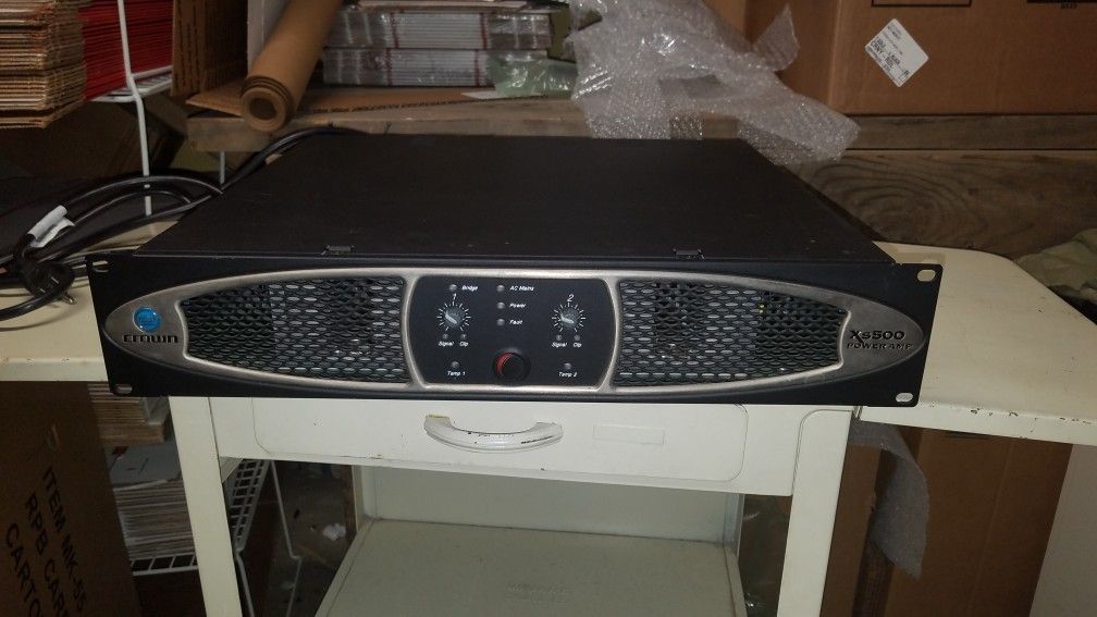 Crown XS500 Power Amp