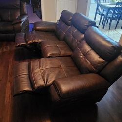 Leather Sofa 