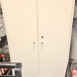 Metal Cabinets Storage.  Metal Strong Shelves