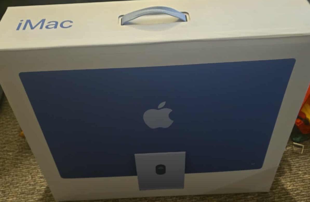 iMac M4 256gb Blue Color