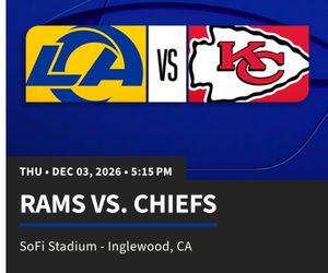Rams vs chiefs 2026 🎟️ 🎟️  TNF