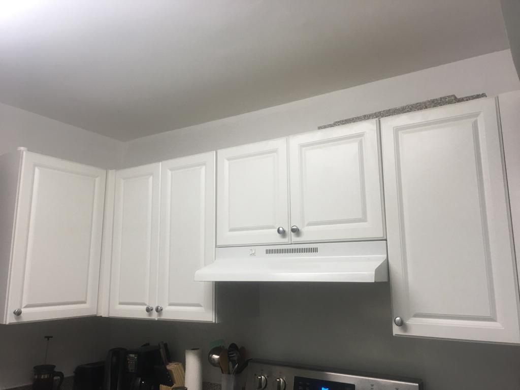 Used white kitchen cabinets - $120 OBO