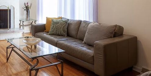 Leather Couch Set