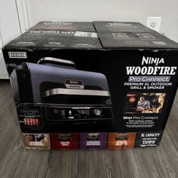 Ninja Woodfire Pro Connect Premium XL Outdoor Grill & Smoker