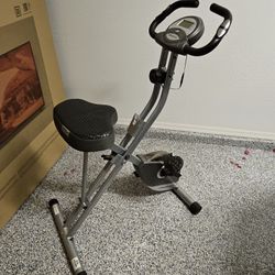 Exerpeutic Upright Folding Bike with Airsoft Seat