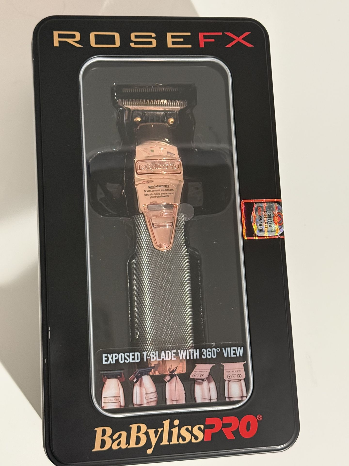 BaBylissPRO RoseFX Trimmer – Open Box / Never Used (FX787RG)