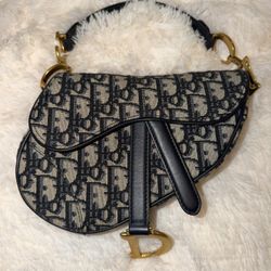 Christian Dior Mini Saddle With Guitar Strap 