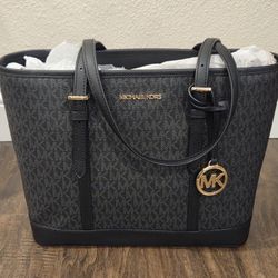 Michael Kors Signature Logo Tote Purse 
