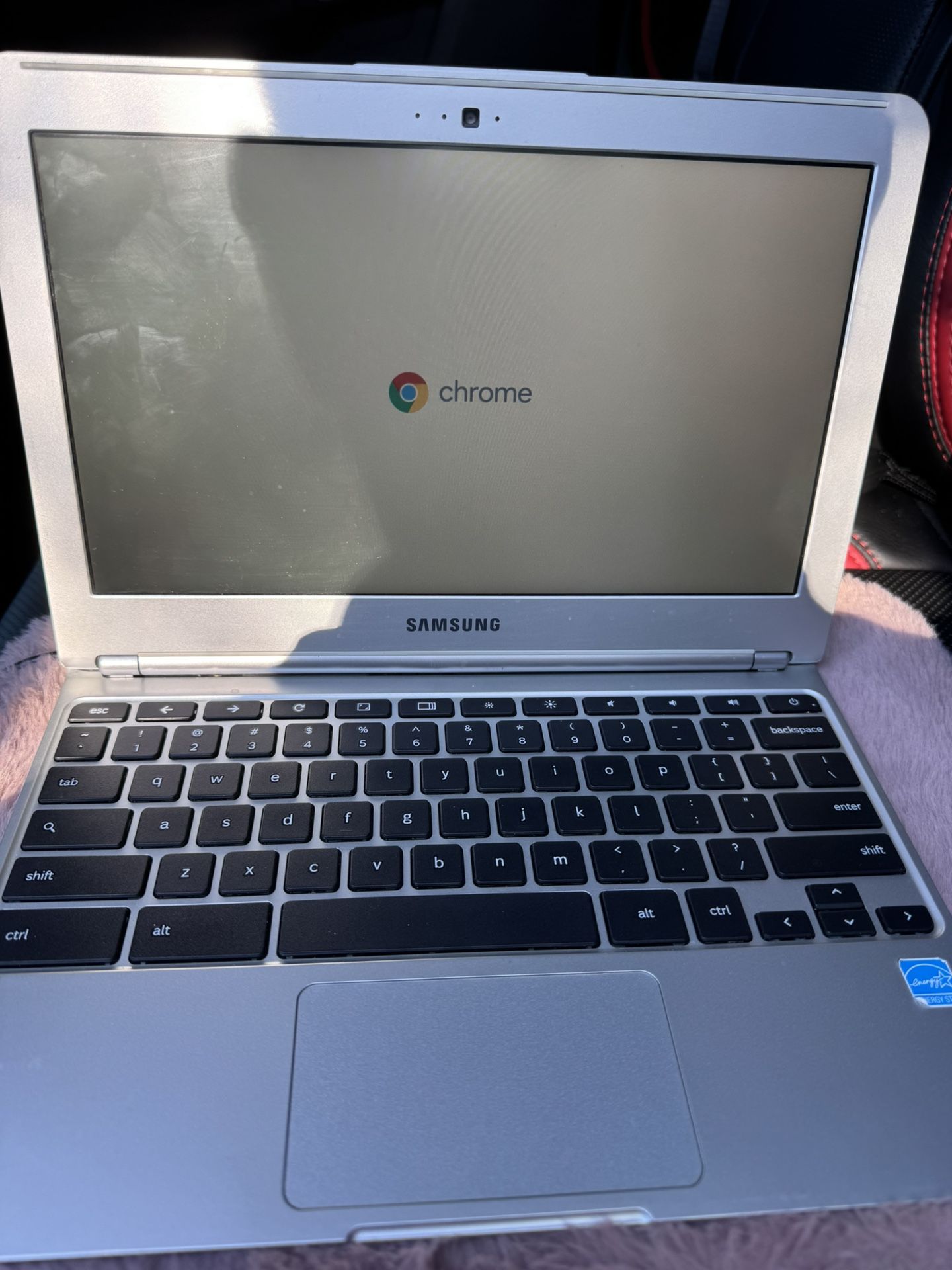Samsung Laptop Chrome Book With Charger And Case 