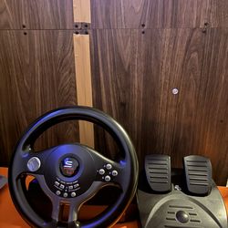 SD gaming Steering Wheel