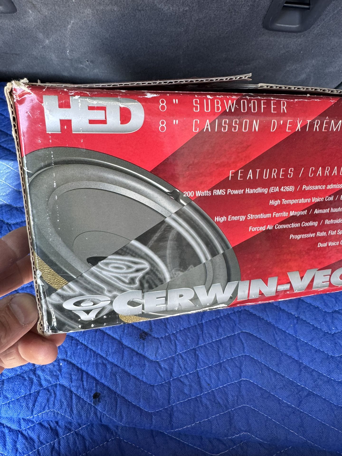 8” Sub And 6.5” Speakers New!