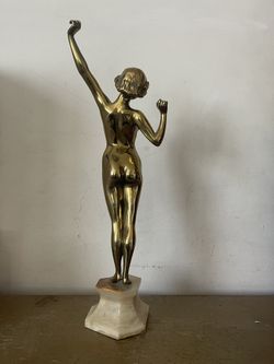 ‘Le Reveil’ by paul philippe. A Delightful Early 20th Century Cold Painted Bronz