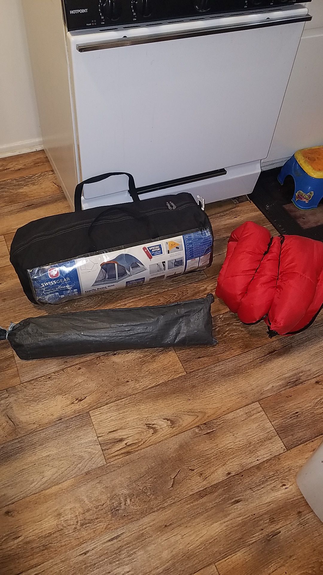 Tent and Sleeping Bag (for camping)