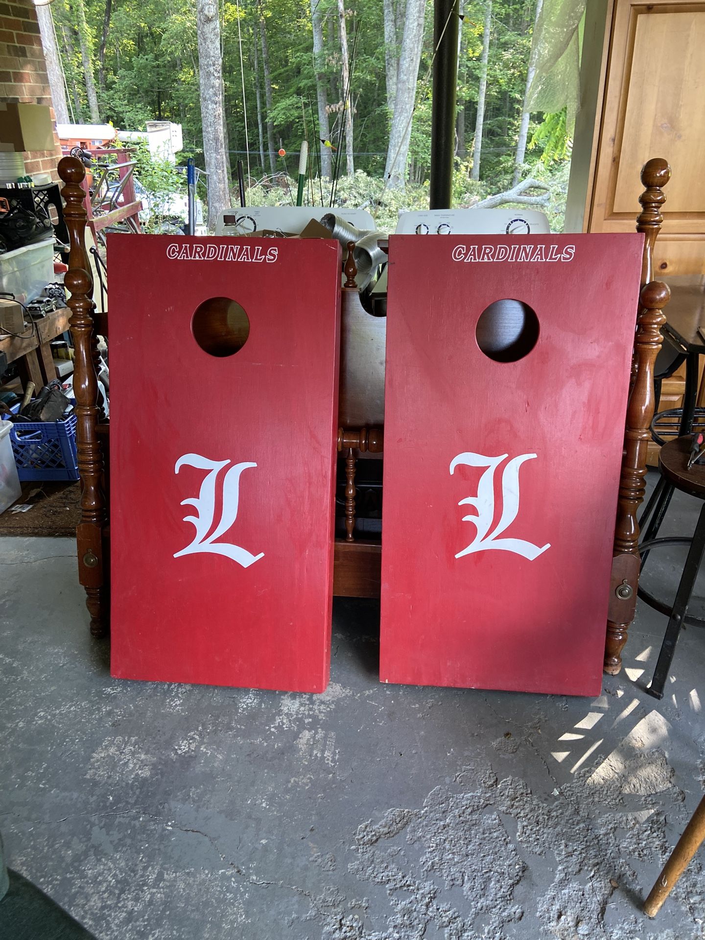 Set Of Wooden Cornhole Boards