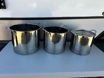 3 large pots
