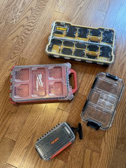 Tool Organizer Case Lot - Milwaukee, DeWalt & NEBO