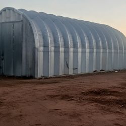 QUONSET HUT KIT GARAGE SHED STEEL CAR GARAGE ENCLOSED STORAGE