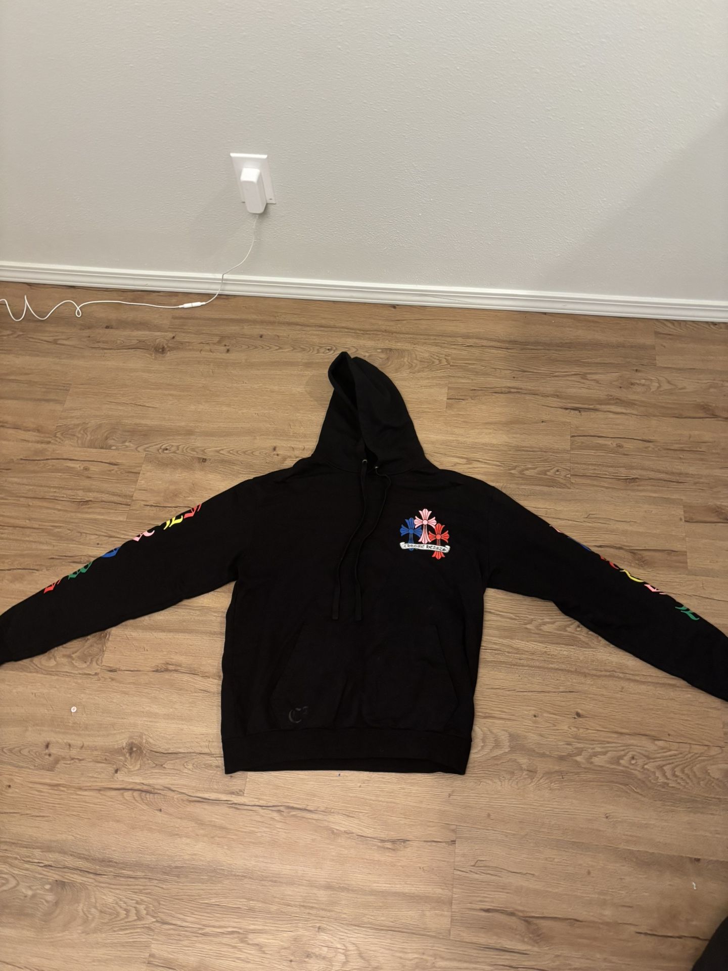 Chrome Hearts Hoodie Black N Multi Colored