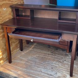 Secretary / Computer Desk With Pull Out Keyboard Drawer