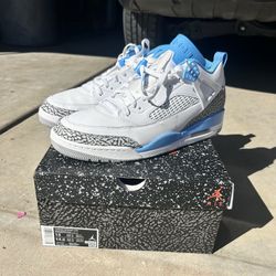 Jordan Spizike Low - White/University Blue
