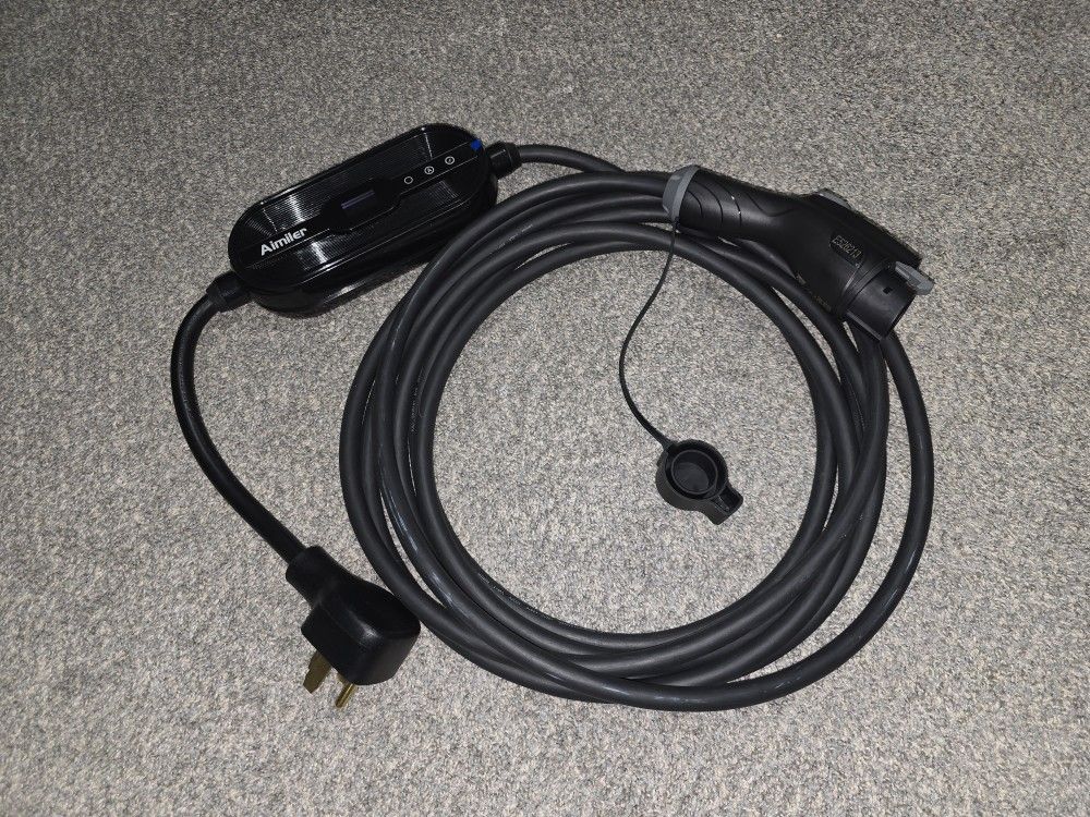 AIMILER Level 2 Electric Vehicle (EV) Charger(32Amp, 220V-240V, NEMA 14-50 Plug), 25ft Cable