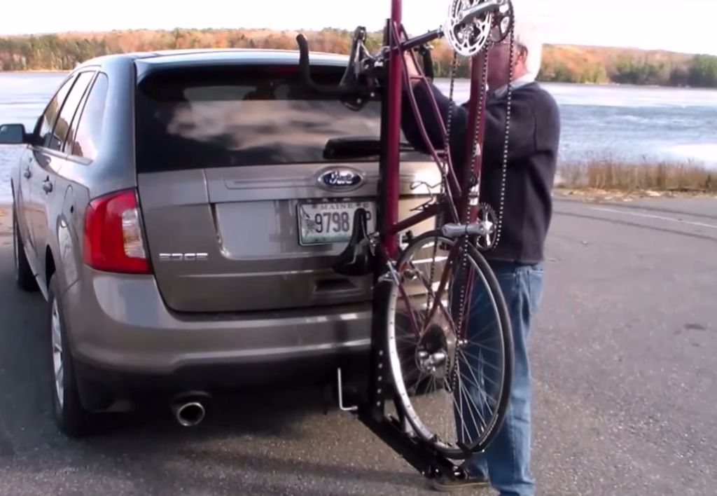 Tandem Bicycle Vertical Hitch Rack