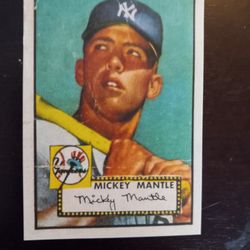 1952 Topps Mickey Mantle RC #311